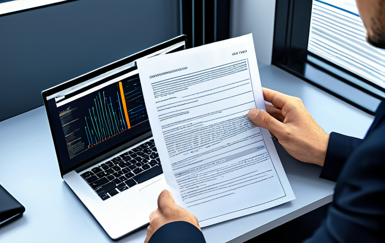 가상 부동산 투자 시 발생할 수 있는 문제점 - Legal & Regulatory Challenges**
"A lawyer in a professional office setting, reviewing digital docum...